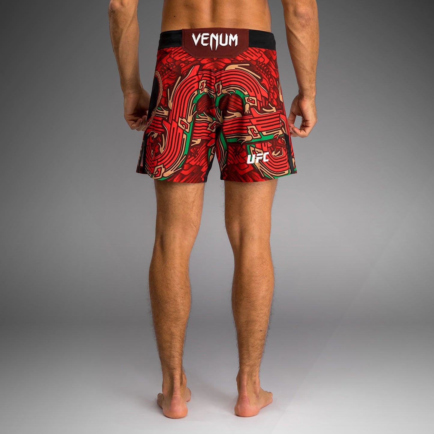 UFC Unrivaled by Venum Brandon Moreno Pantalones de Lucha para Hombres - Rojo