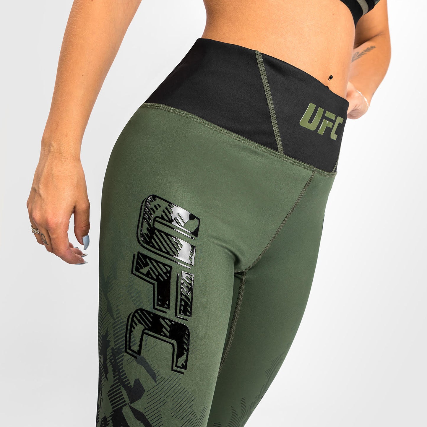 Leggings Para Mujer UFC Venum Authentic Fight Week Performance - Caqui
