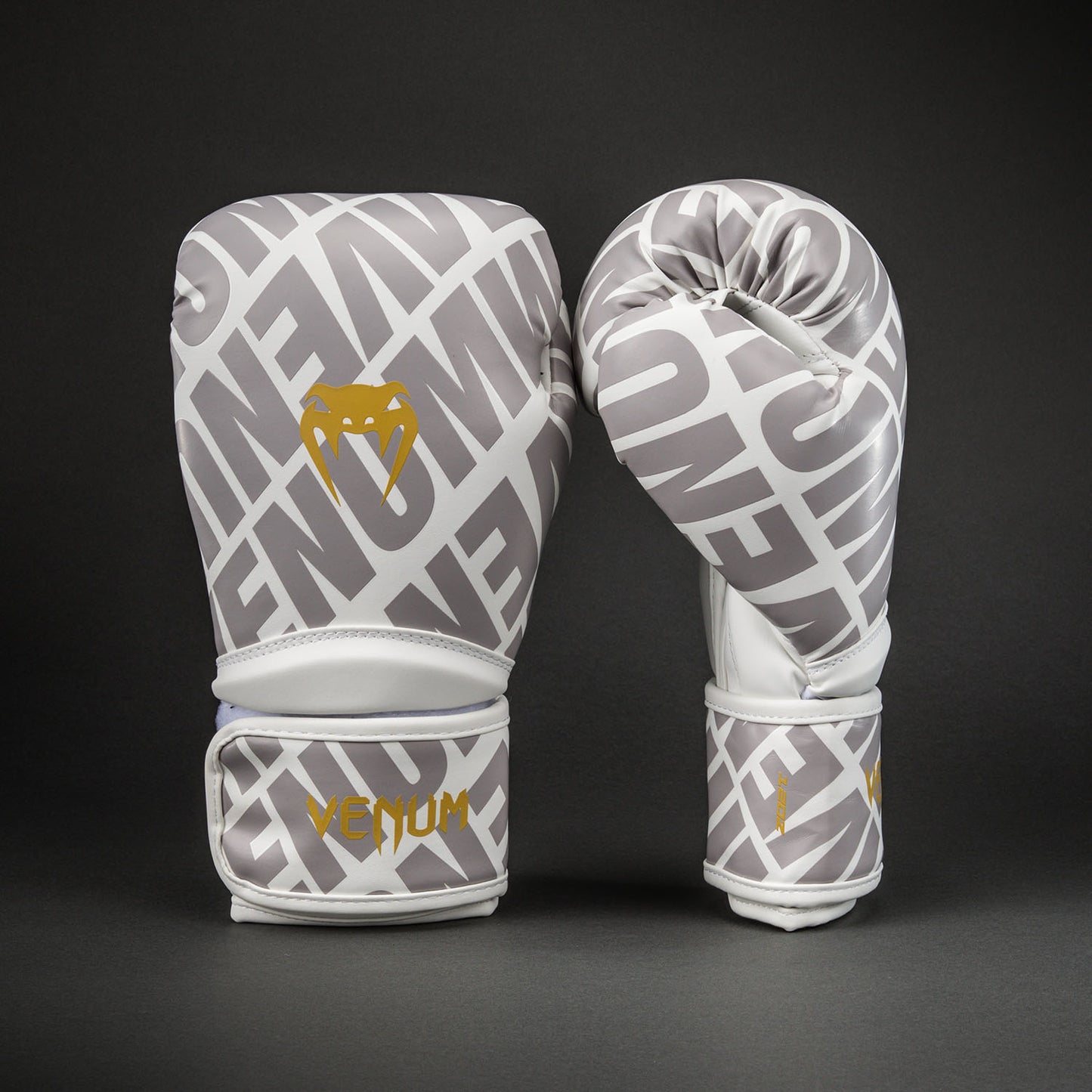 Venum Contender 1.5 XT 3D Guantes de Boxeo – Blanco/Oro