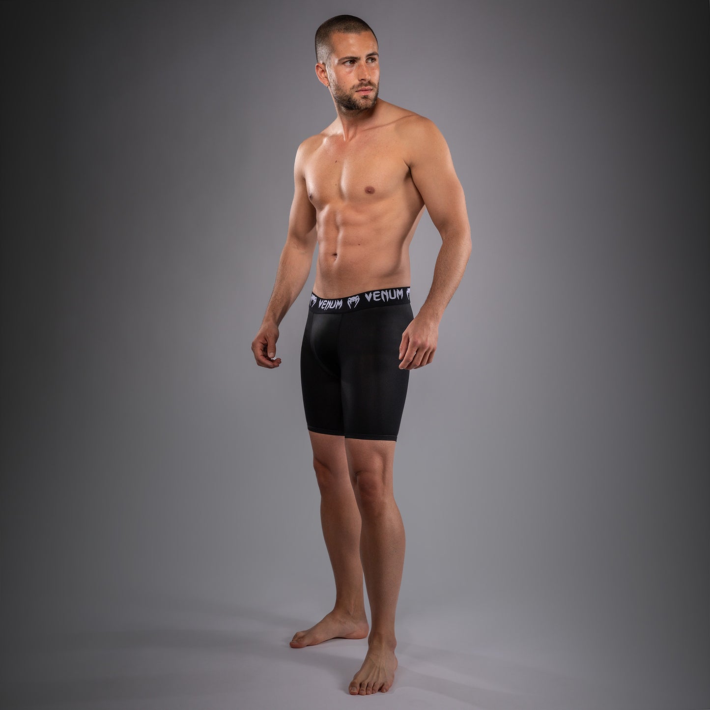Venum UFC Unity by Venum Authentic Fight Week Short de Compresión Técnico para Hombre - Negro