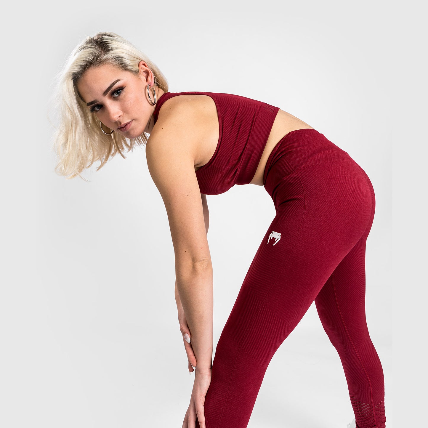 Leggings ⅞ Venum Sparring Seamless - Burdeos