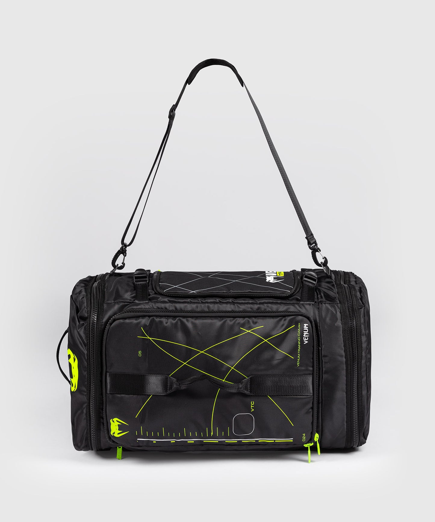 Venum Training Camp 4.0 Bolsa de deporte - Negro/Verde neón