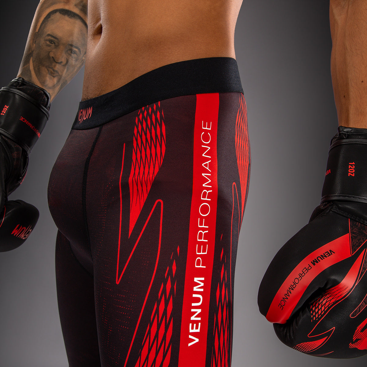 Venum Amazonia Reborn Pantalón corto de compresión - Negro/Rojo