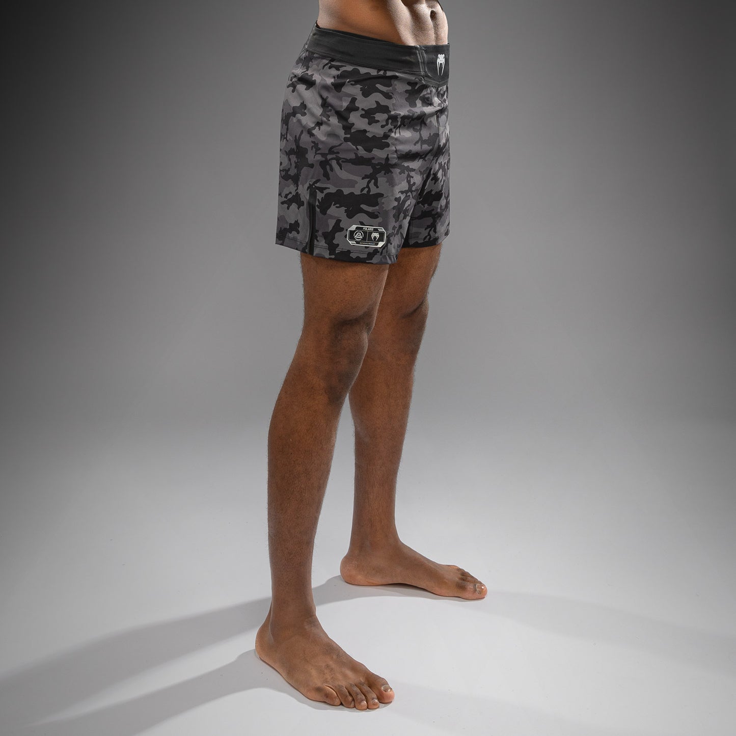 Venum x Polaris Pantalones de Lucha - Negro/Gris Tormenta