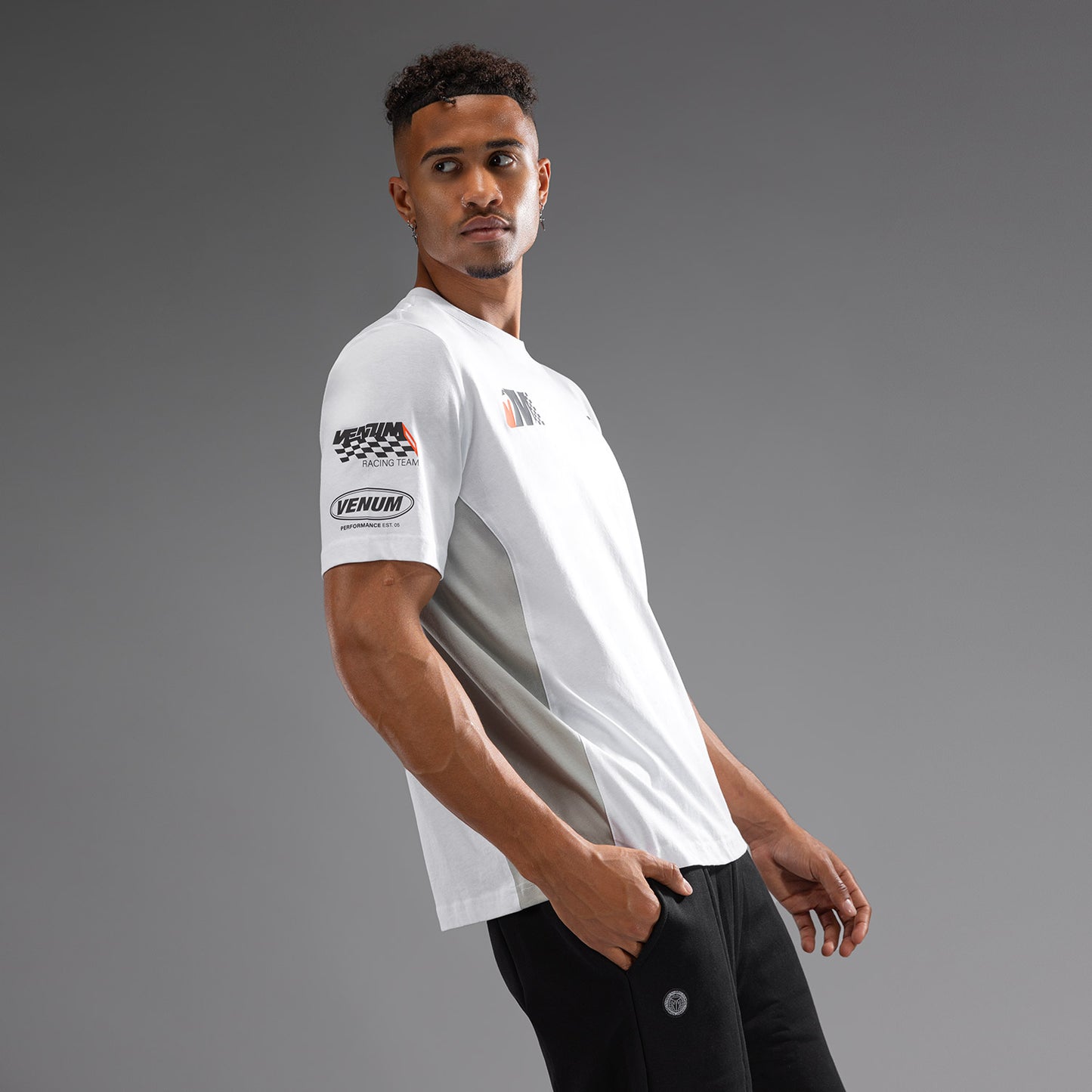 Venum Motorsport Camiseta - Blanco Nieve