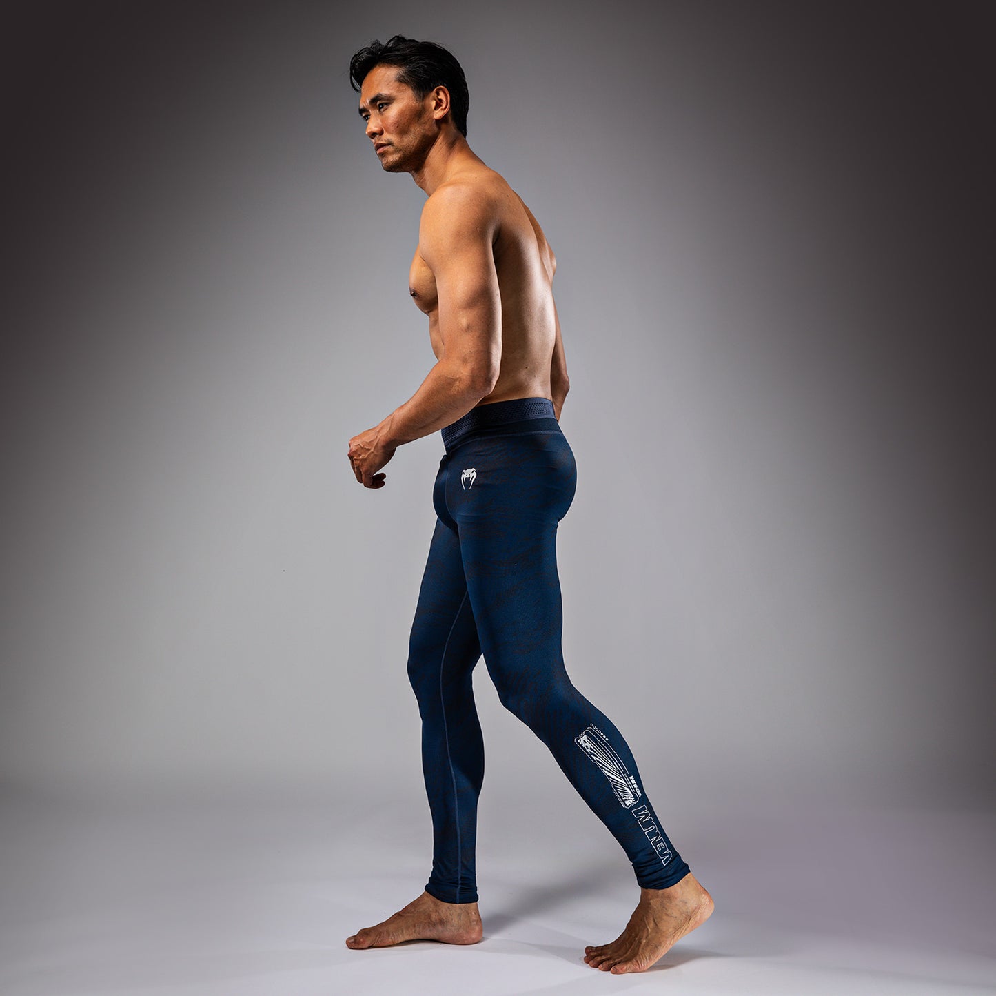 UFC Fusion by Venum Fight Week Leggings de Rendimiento para Hombre - Azul oceánico