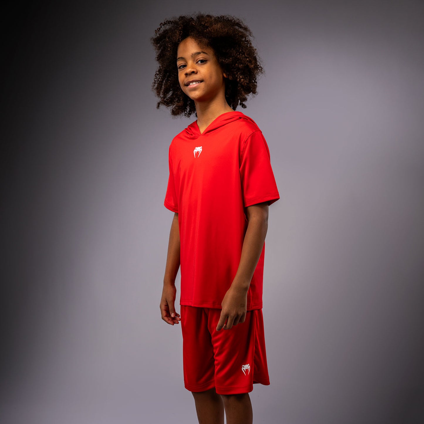 Venum Elite Sudadera Dry-Tech Manga Corta Para Niños - Rojo