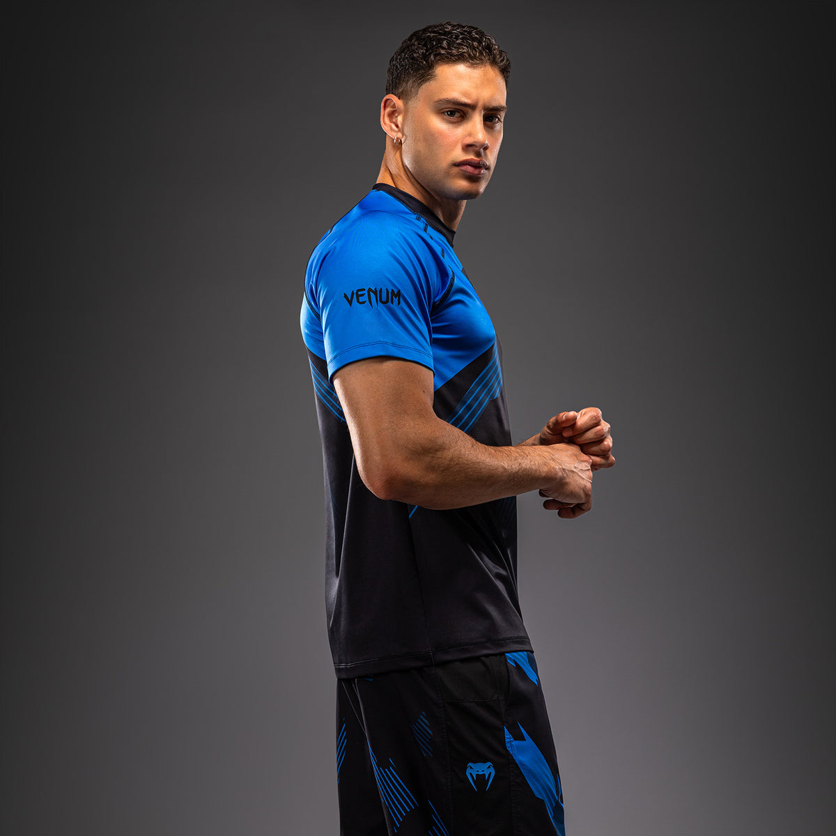 Venum No-Gi 6.0 Camiseta Dry Tech - Negro/Azul