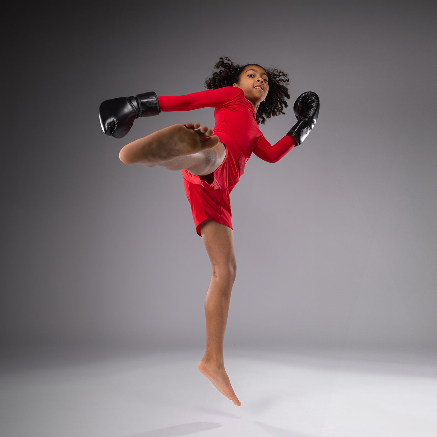 Venum Light Pantalón corto infantil Fight - Rojo cereza