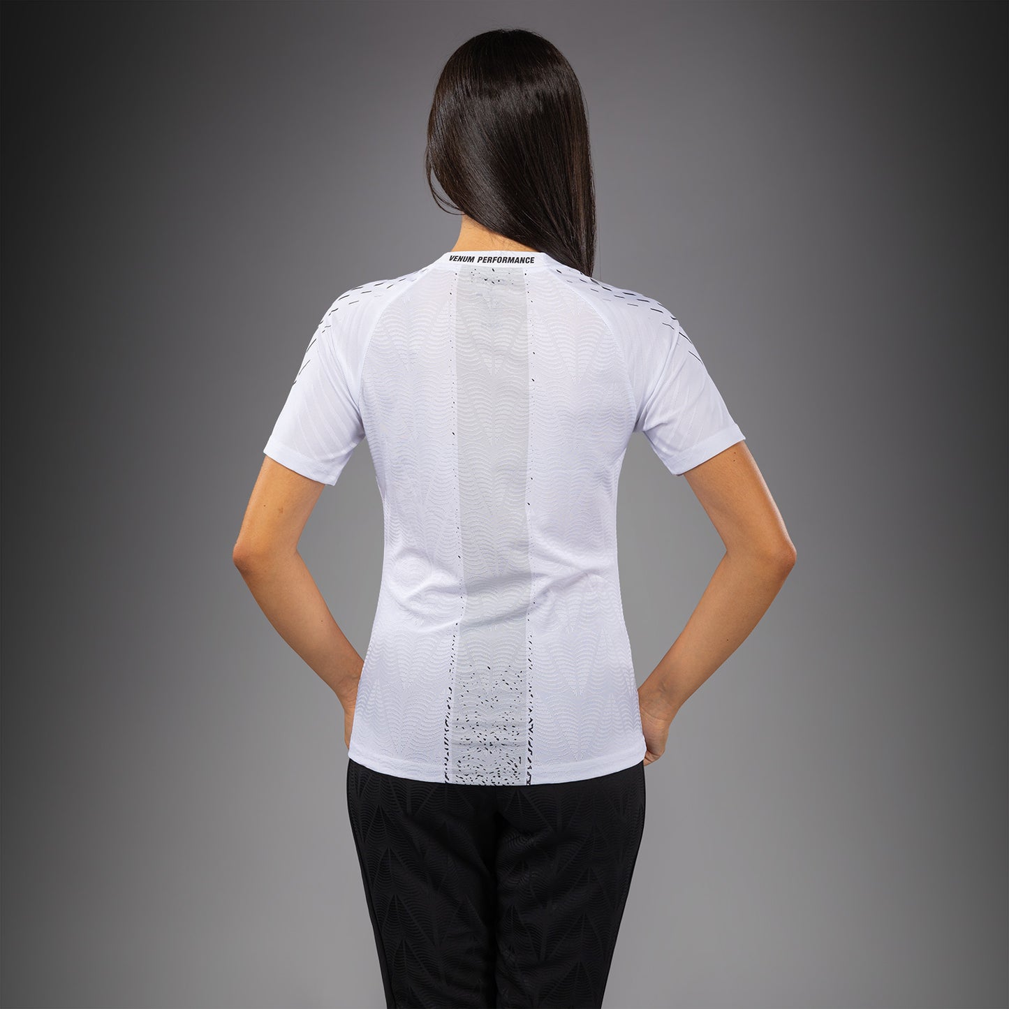 UFC Zenith by Venum Authentic Fight Night Camiseta oficial Walkout Mujer Personalizado - Blanco