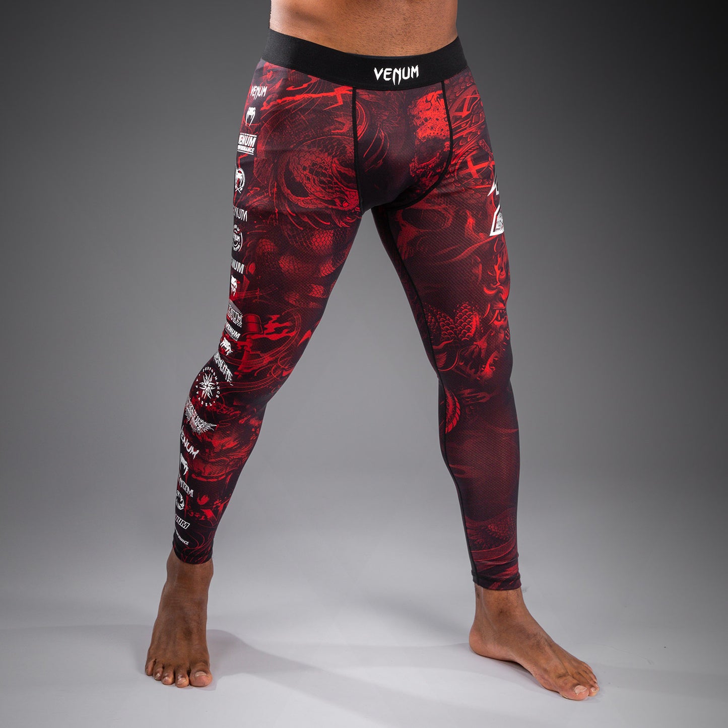 Venum 20th Anniversary Spats - Negro/Rojo