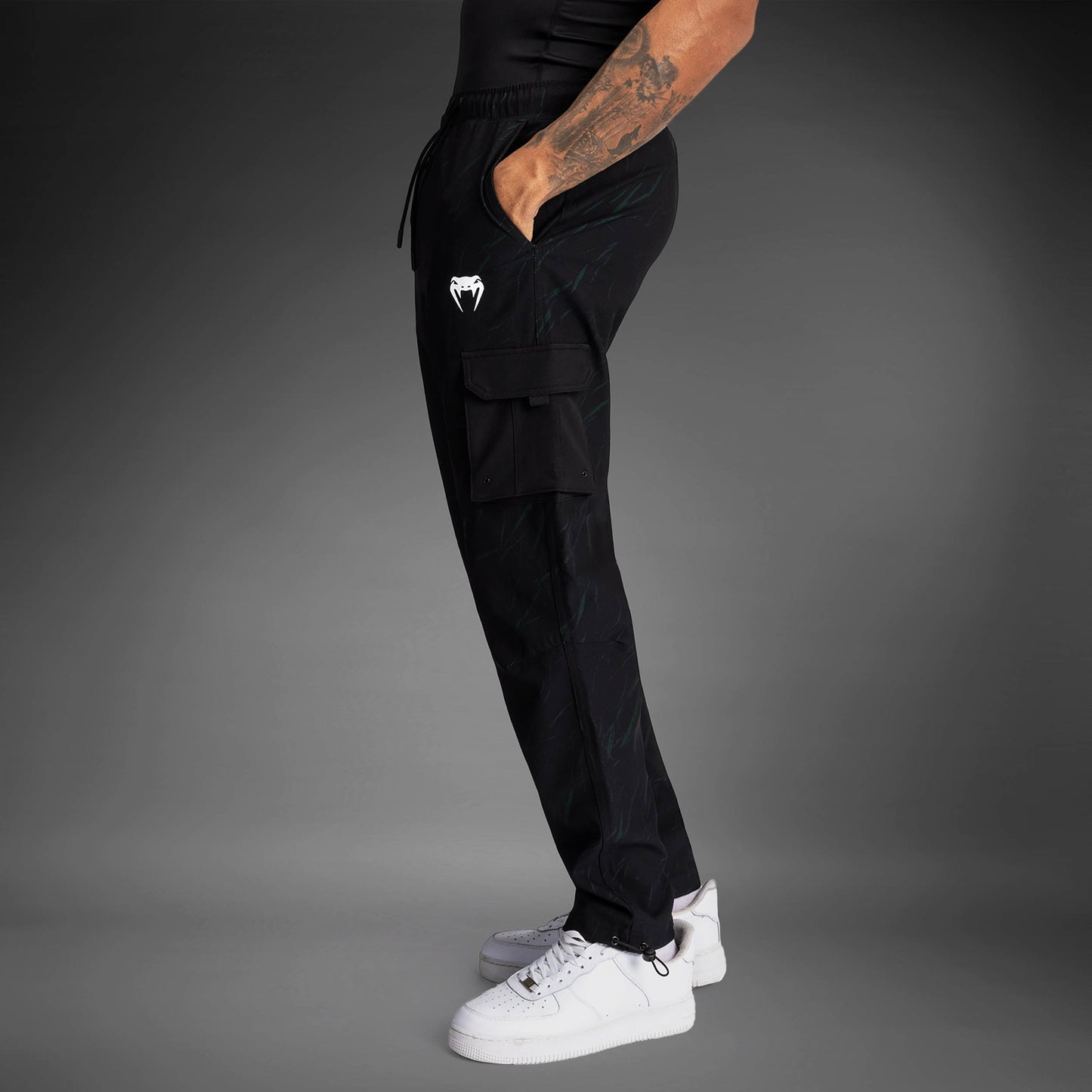 Venum Trooper Pantalones de Chándal Para Hombre - Negro/Verde Bosque