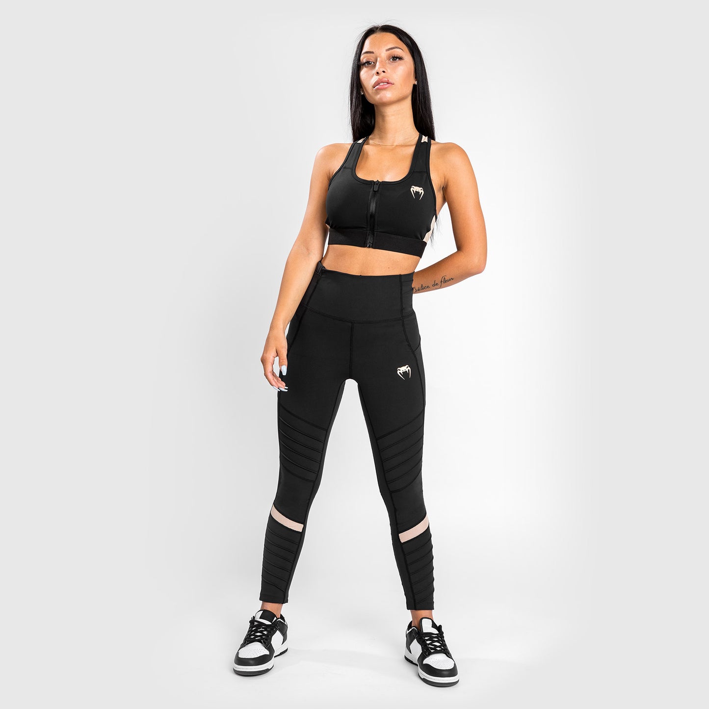 Leggings Venum Moto 7/8 - Negro/Arena