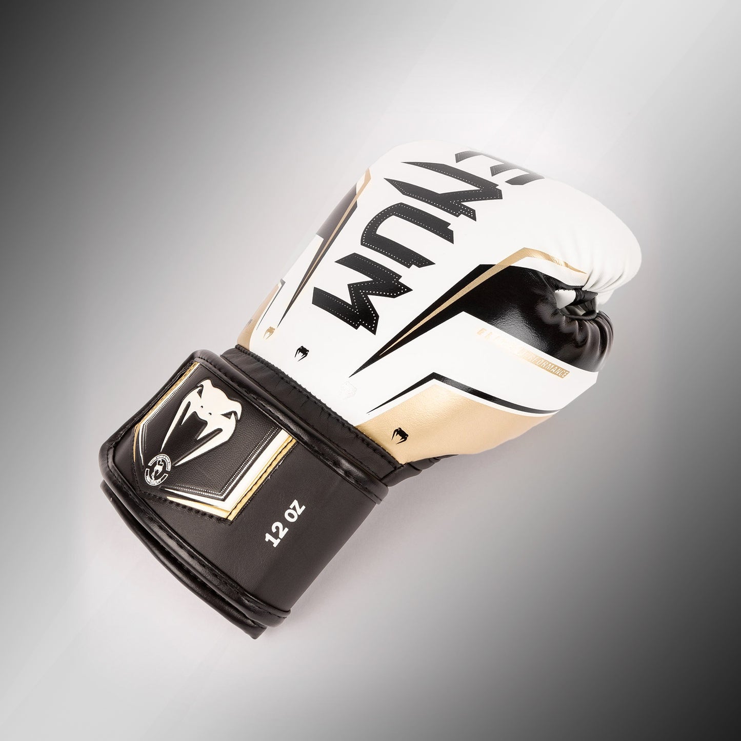 Guantes de boxeo Venum Elite Evo - Blanco/Dorado