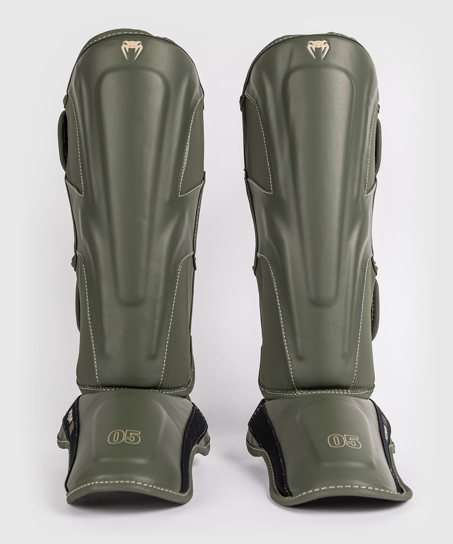 Venum Impact Evo Espinilleras - Verde Militar