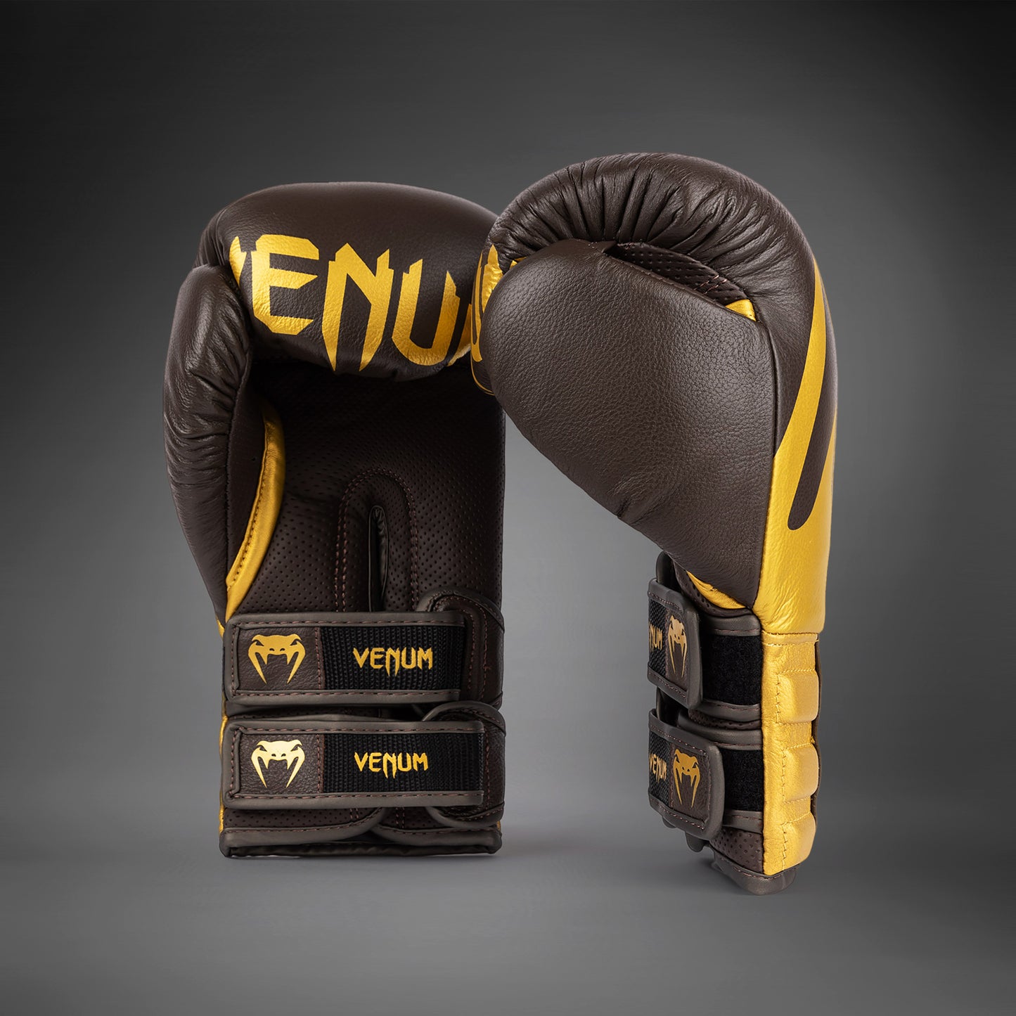 Venum Reverso Guantes de Boxeo - Chocolate/Oro