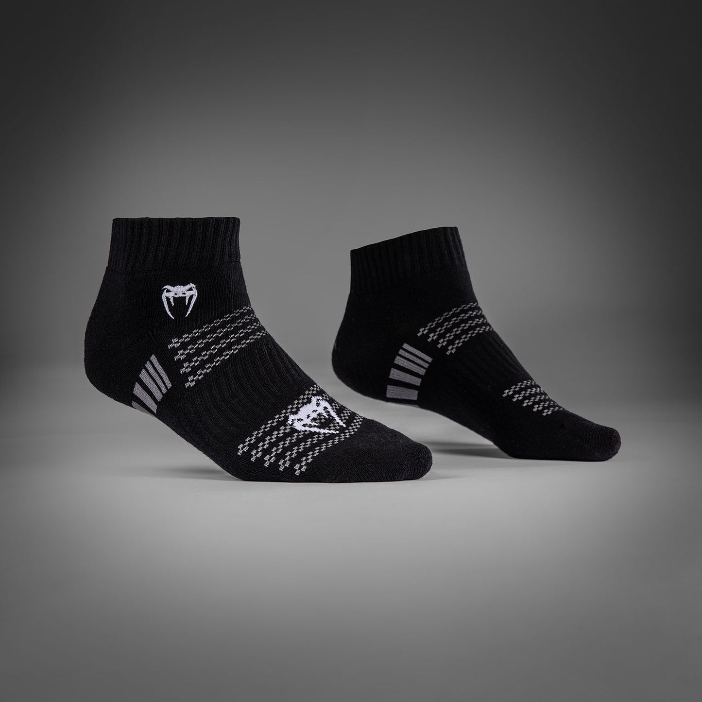 Venum Vector Calcetines Tobilleros - Negro/Gris