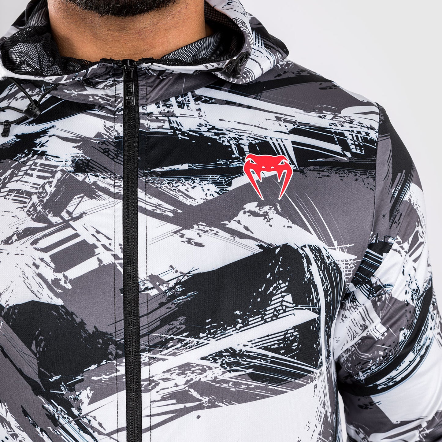 Venum Electron 3.0 Sudadera con capucha - Gris/Rojo