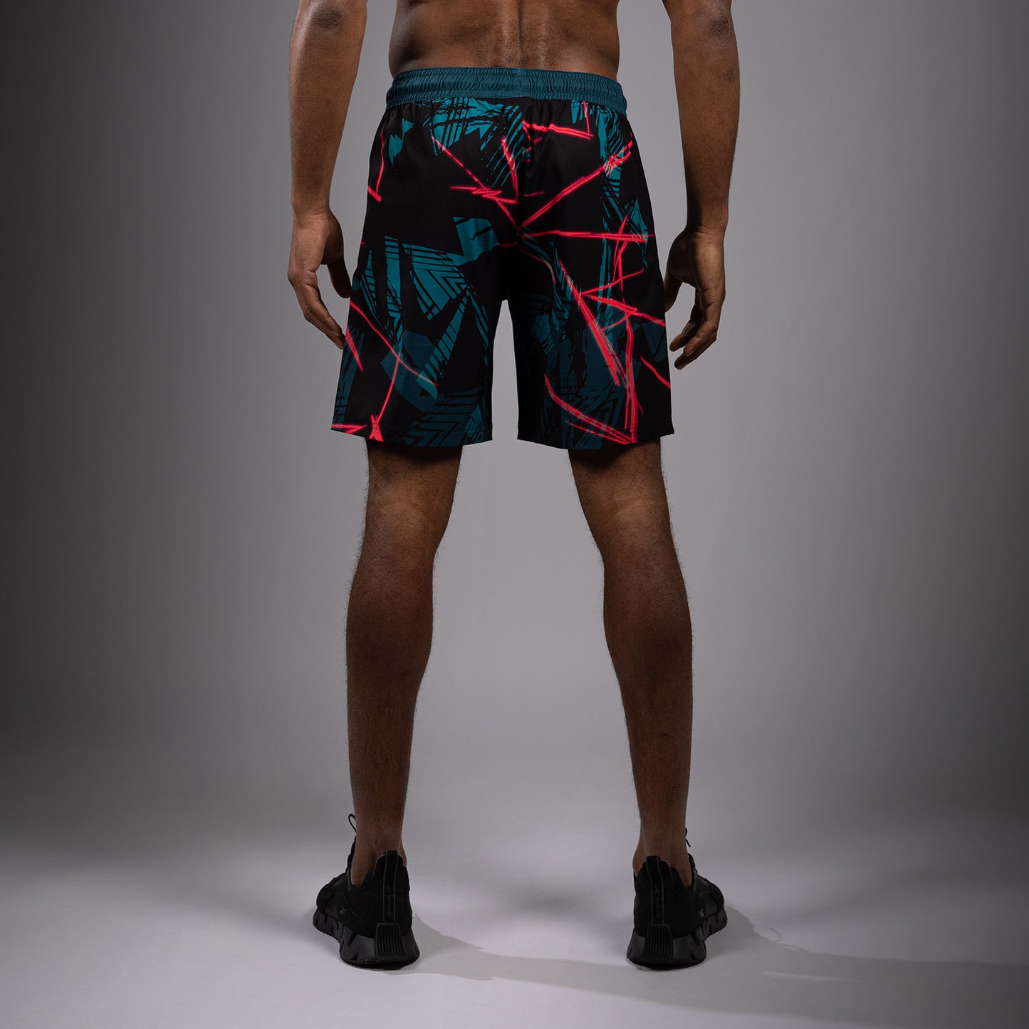 UFC Fusion By Venum Miami Edition Fight Week Performance Pantalones cortos para hombre - Negros