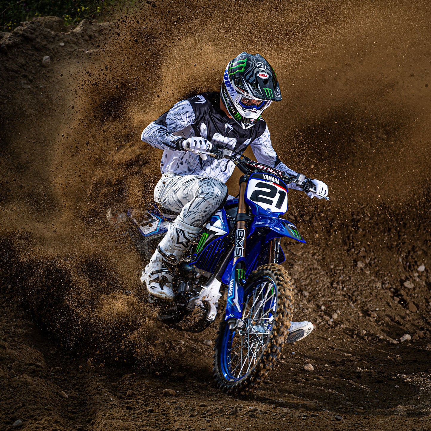 Venum MX Elite Camiseta de Motorsports - Blanco