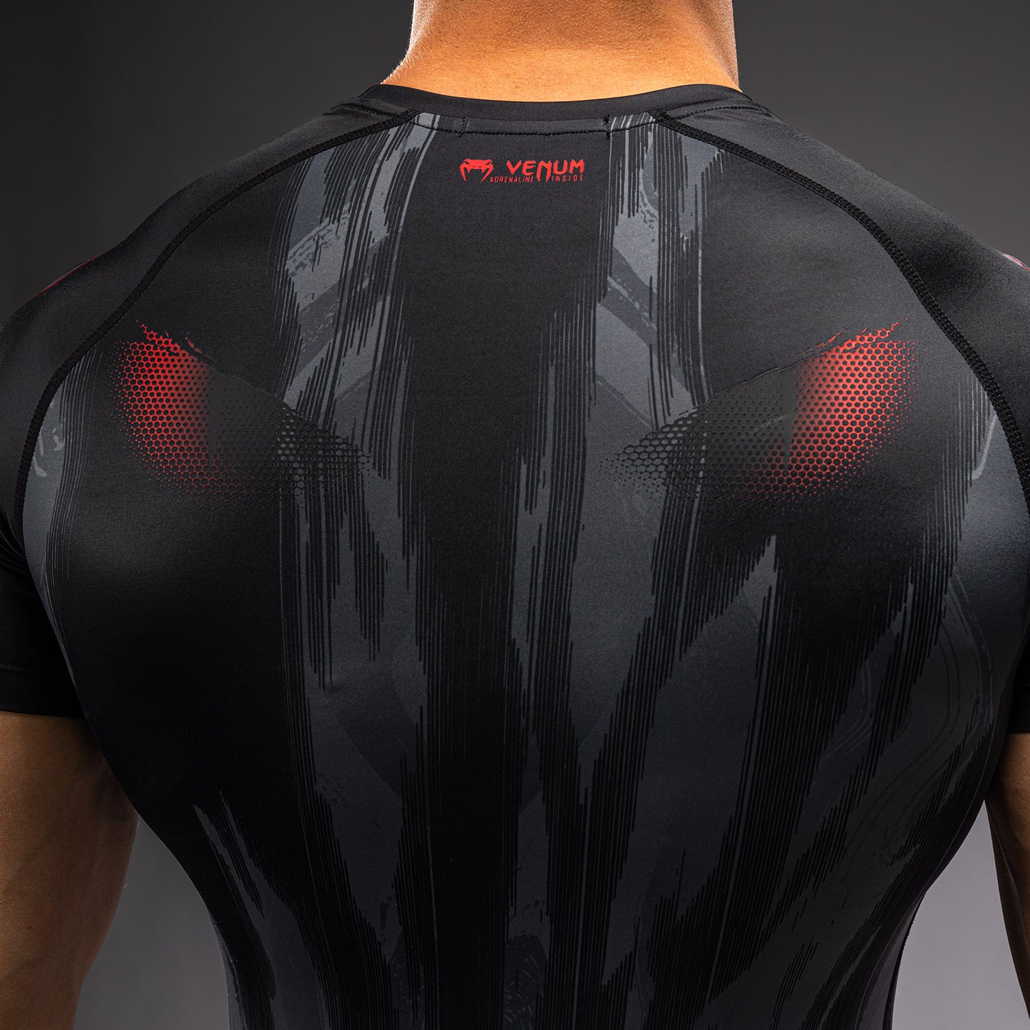 Venum Demon Rashguard de Manga Corta - Negro/Gris