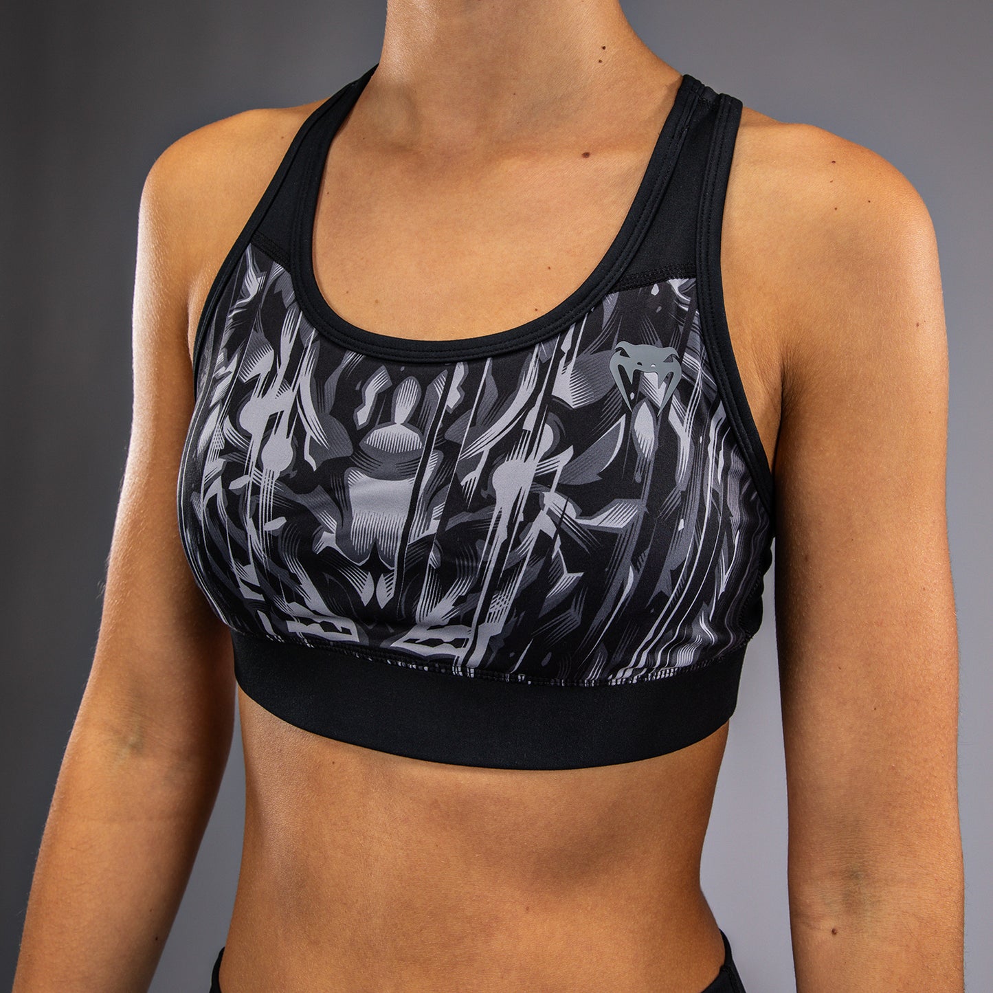 Venum Tiger Sujetador deportivo para Mujer - Negro/Plata
