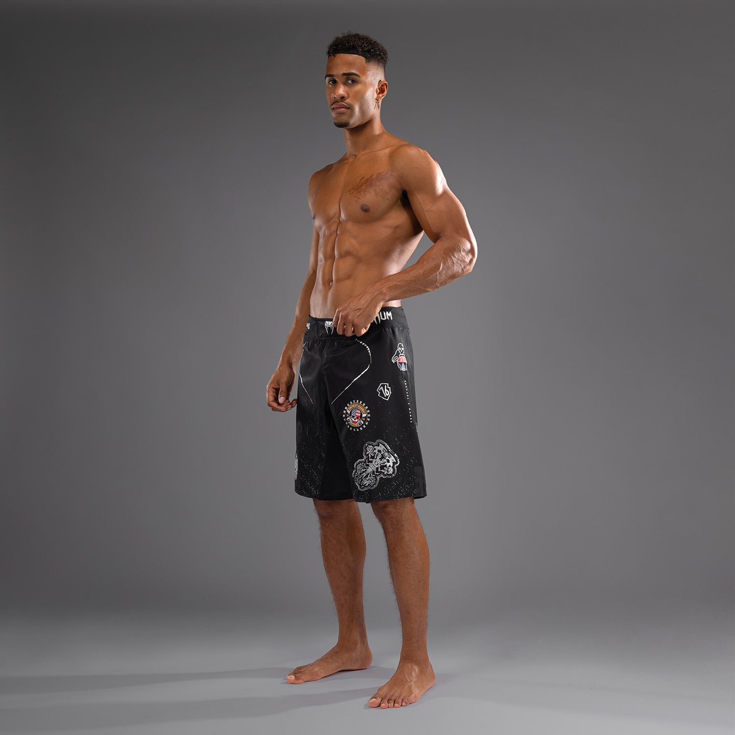Venum x TEKKEN 8 - Paul Phoenix Pantalones de Lucha - Negro
