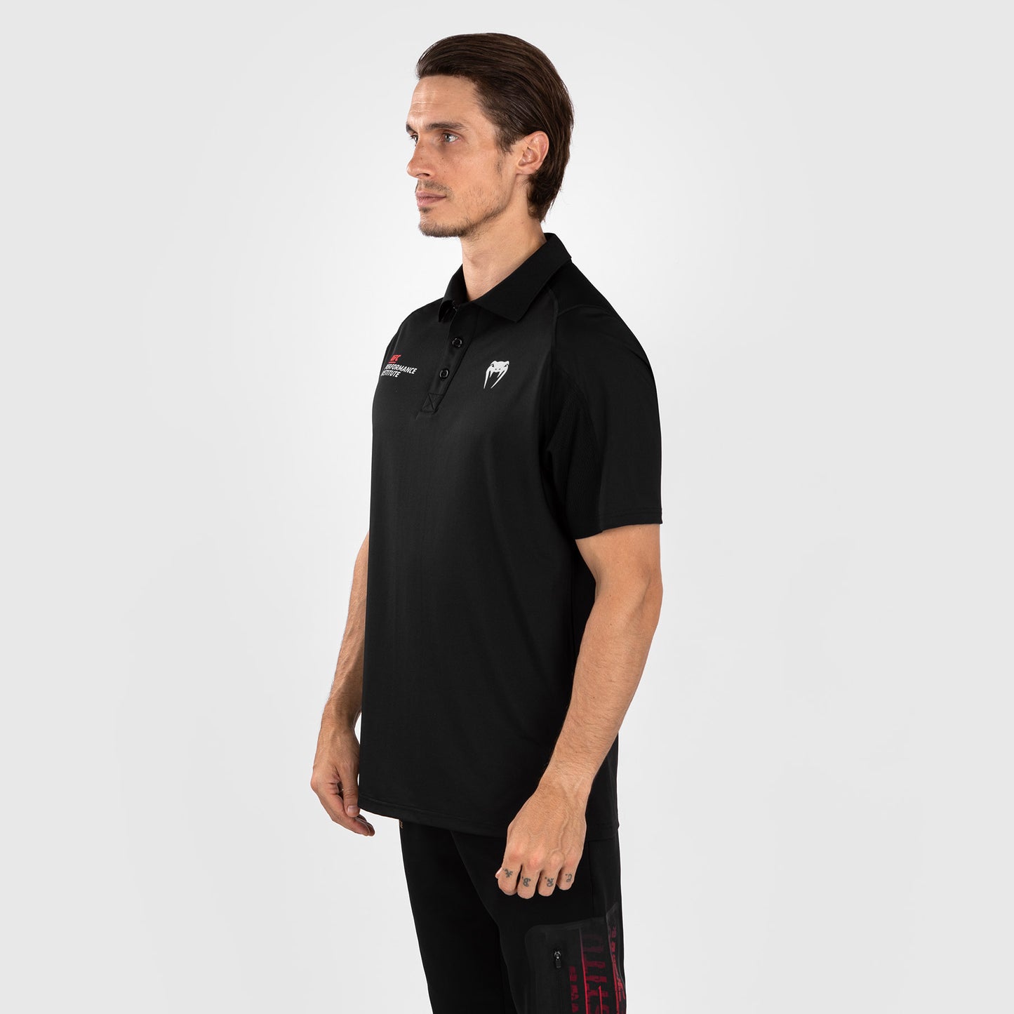 UFC Venum Performance Institute 2.0 Polo para Hombre - Negro/Rojo