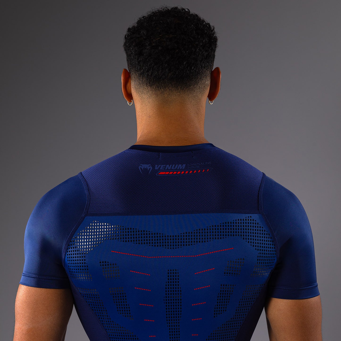 Venum Technical 3.0 Camiseta de Manga Corta Rashguard - Azul Noche
