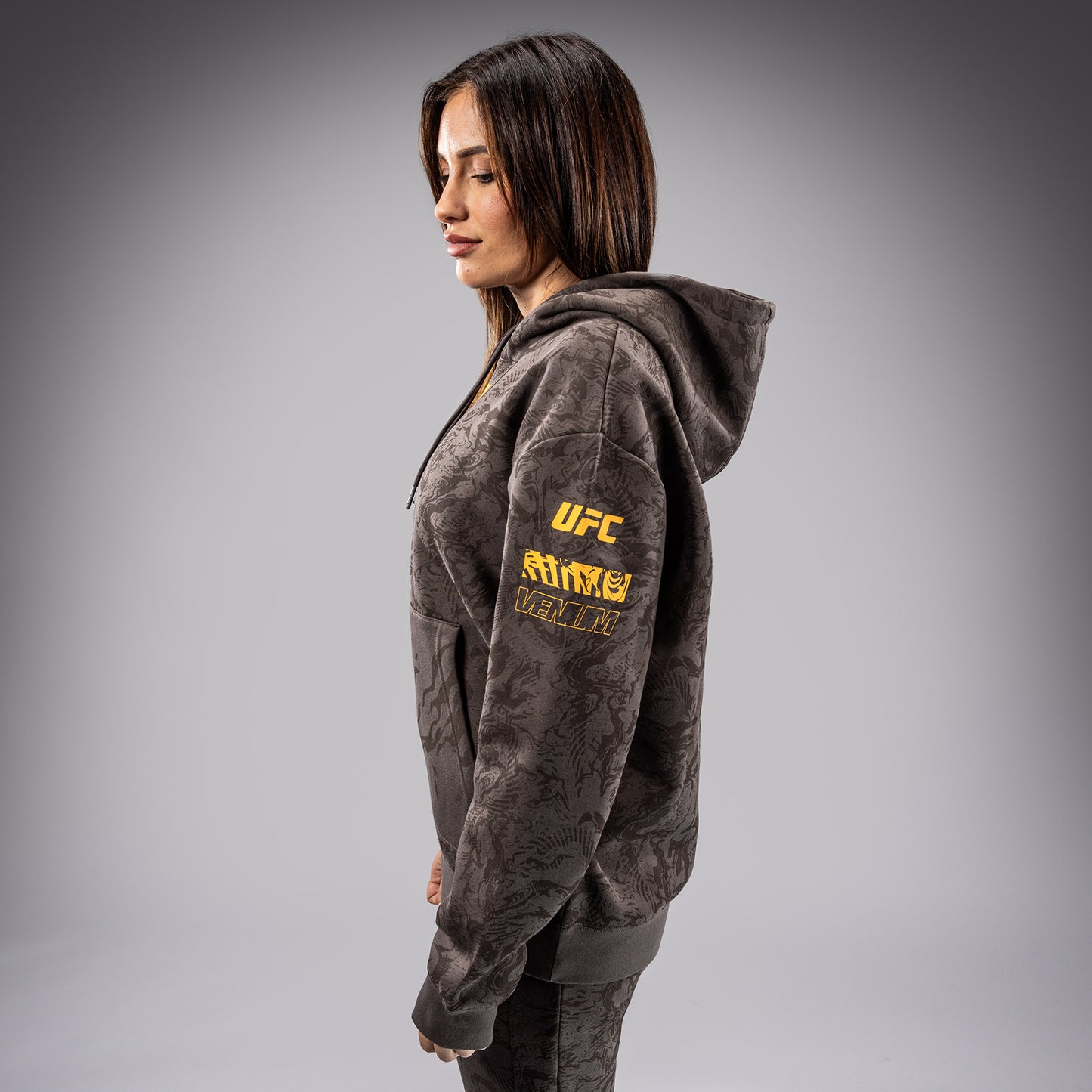 UFC Fusion by Venum Fight Week Sudadera con Capucha para Mujer - Marrón tierra