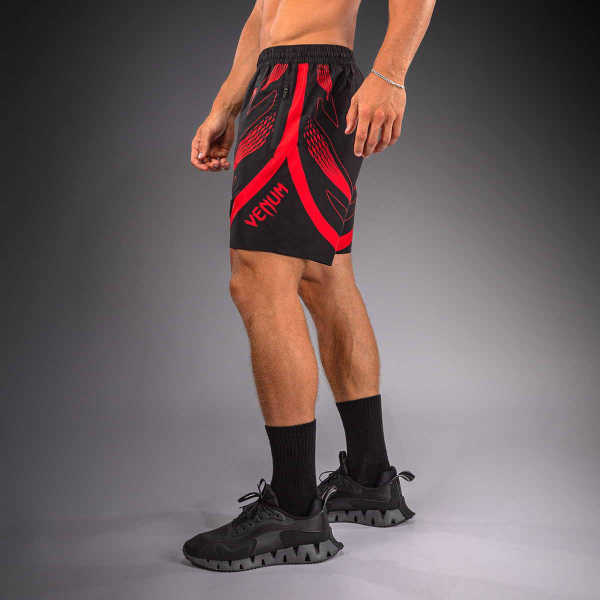 Venum Amazonia Reborn Pantalón corto de entrenamiento - Negro/Rojo