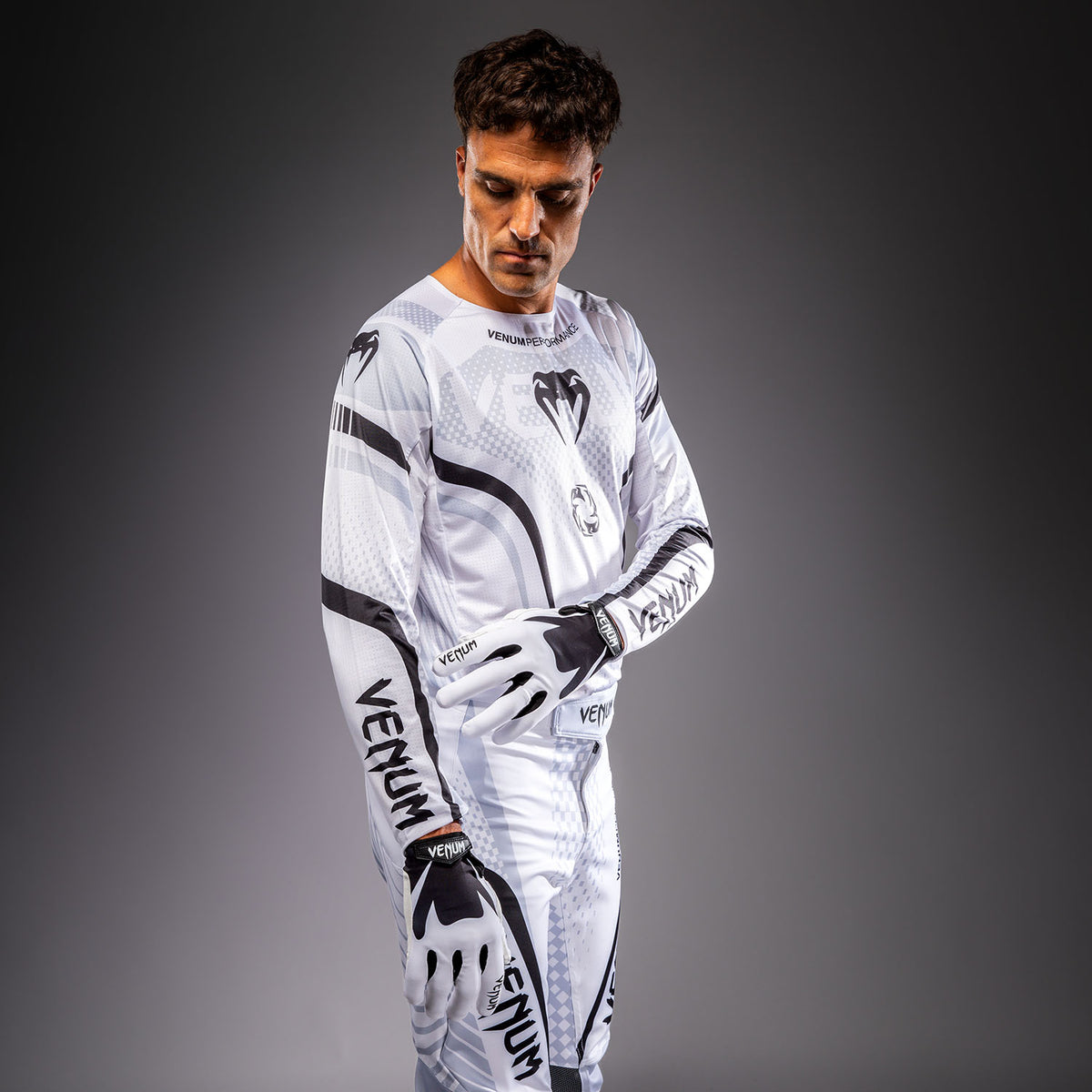 Venum MX Challenger Camiseta de Motorsports - Blanco