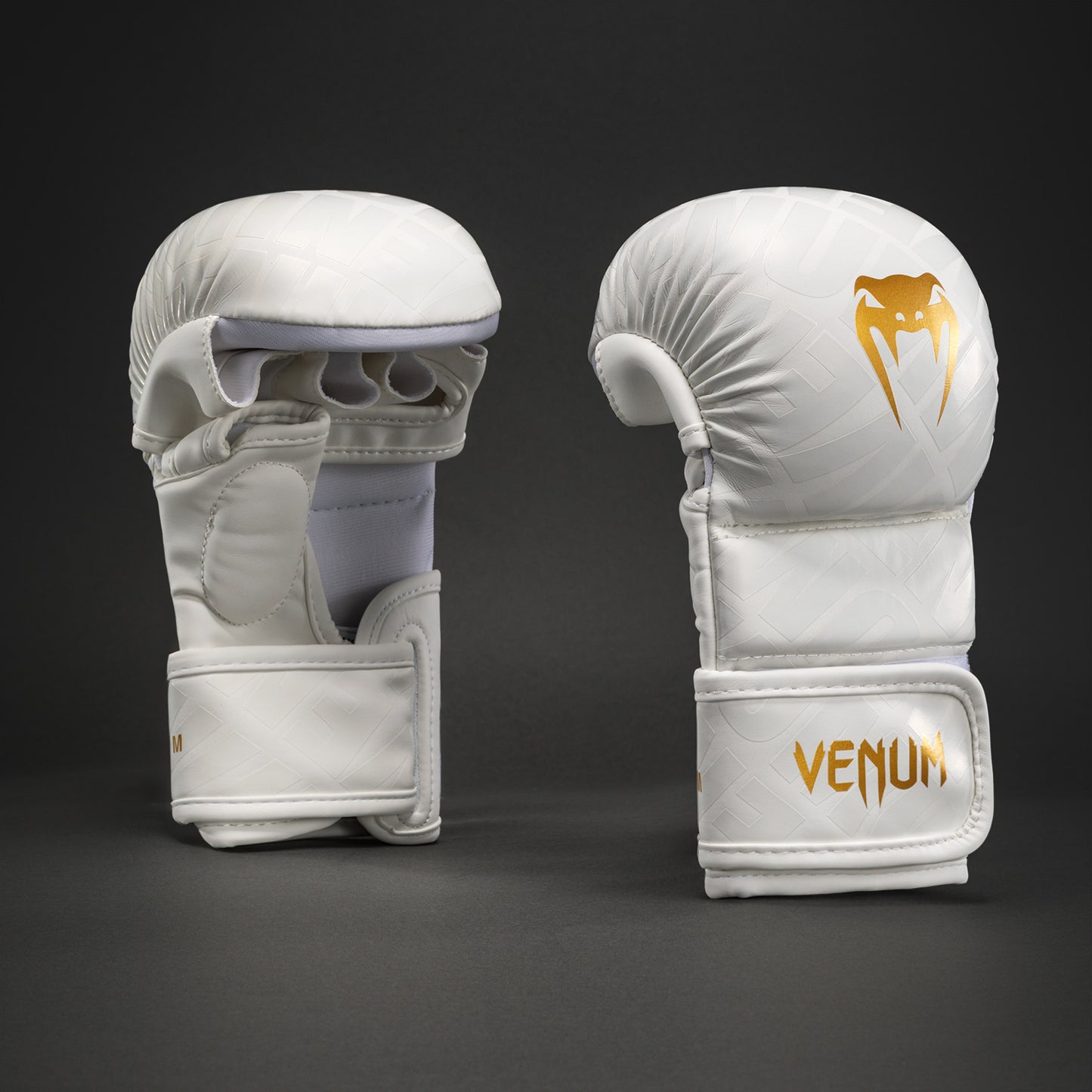 Venum Contender 1.5 XT 3D Guantes de sparring - Blanco/Dorado