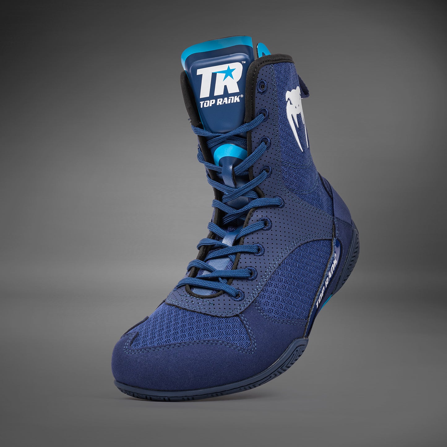 Venum x Top Rank Original Zapatillas de Boxeo - Azul Marino
