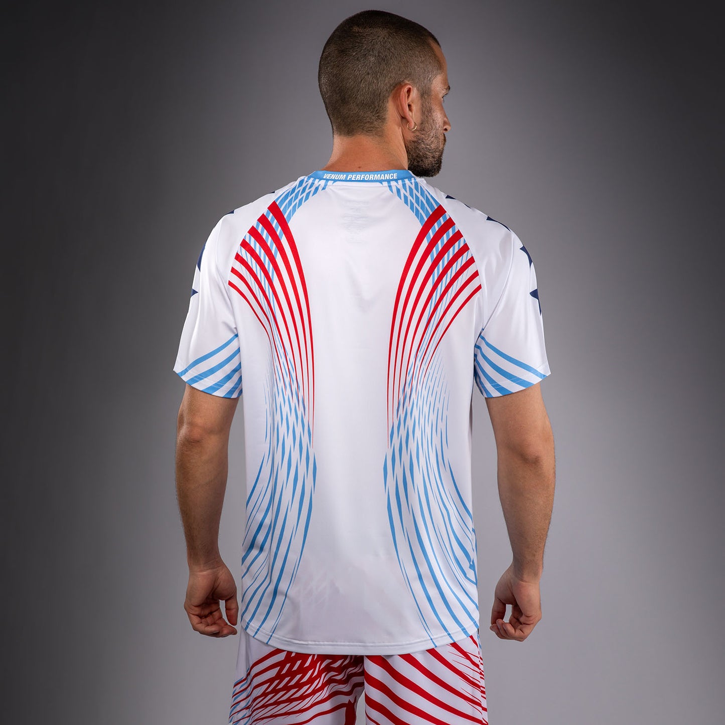 Official UFC Freedom 250 by Venum Personalizado Authentic Fight Night Walkout Jersey para hombre - Blanco