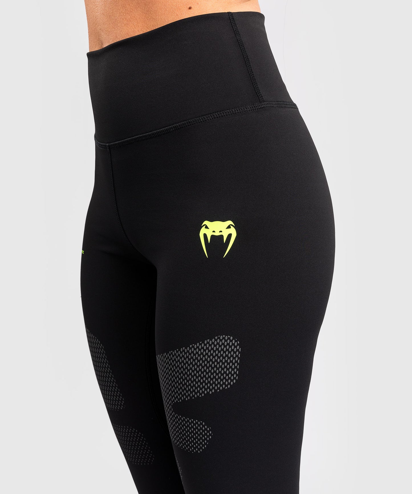 Venum Training Camp 4.0 Leggings - Negro/Verde neón