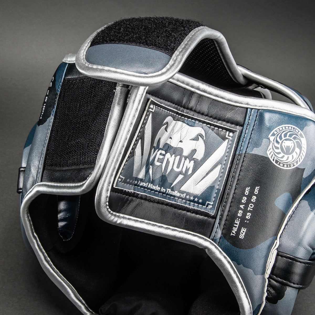 Venum Elite Camo Casco de Protección – Azul Marino Oscuro/Azul