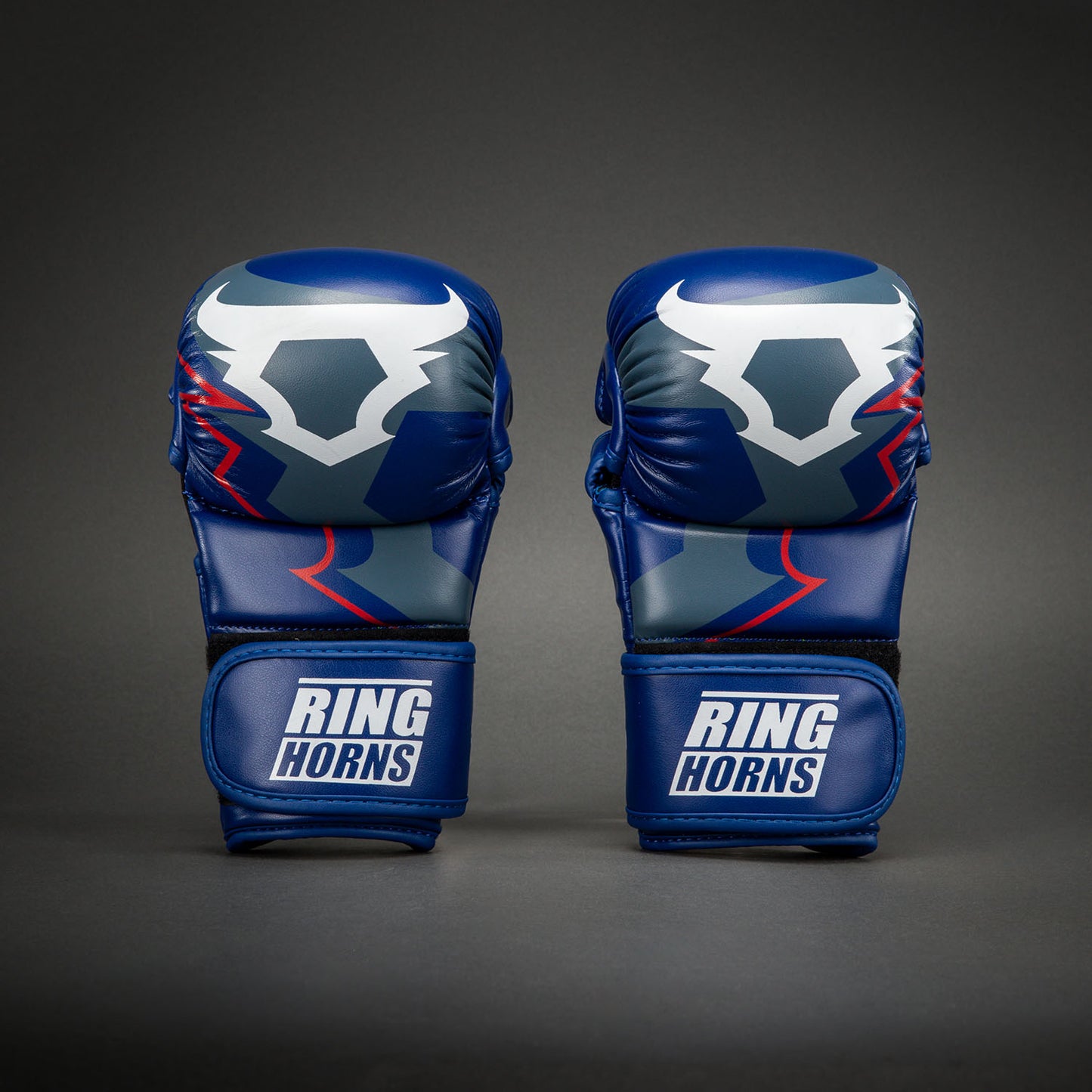 Venum Ringhorns Charger Guantes de Sparring MMA - Azul marino/Rojo