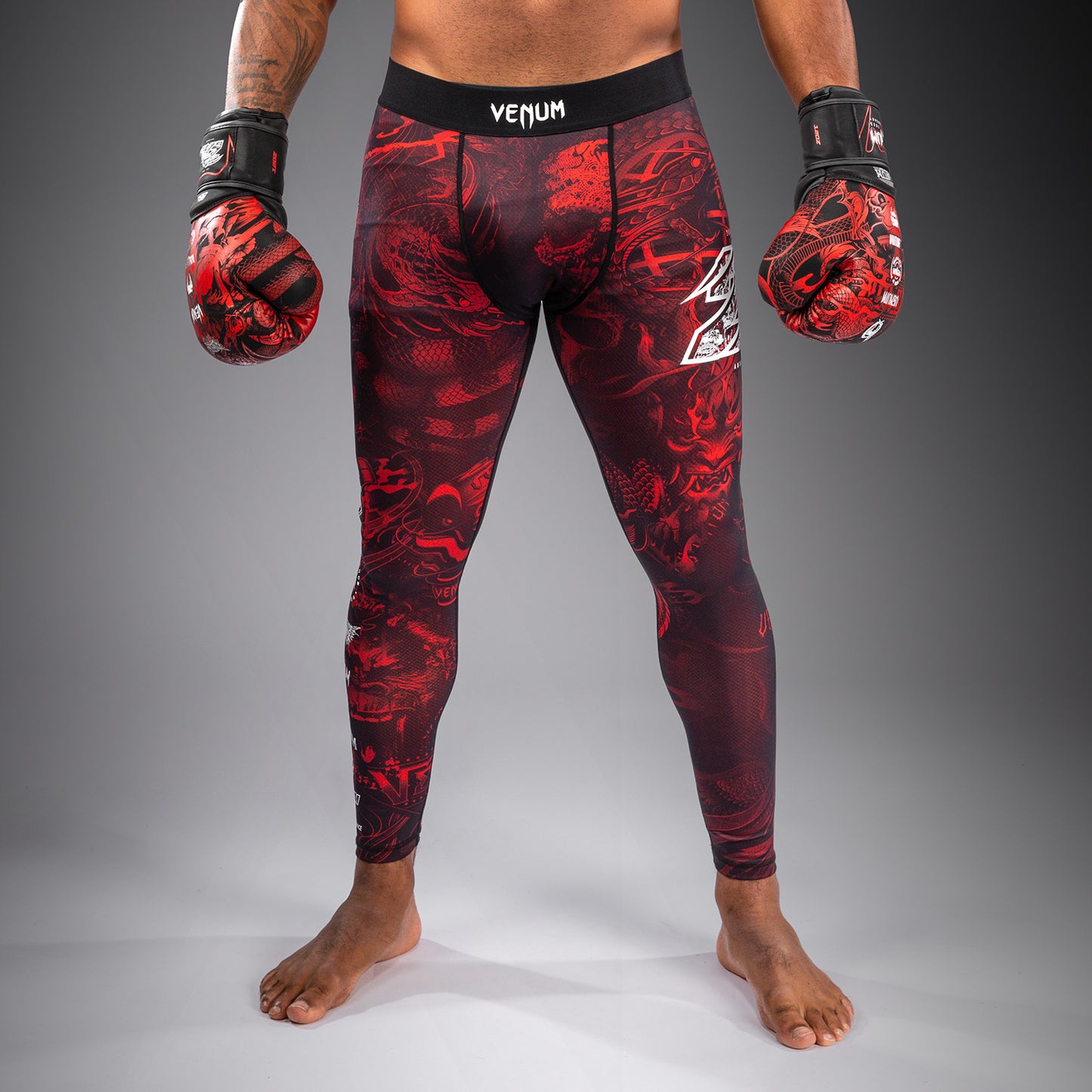 Venum 20th Anniversary Spats - Negro/Rojo
