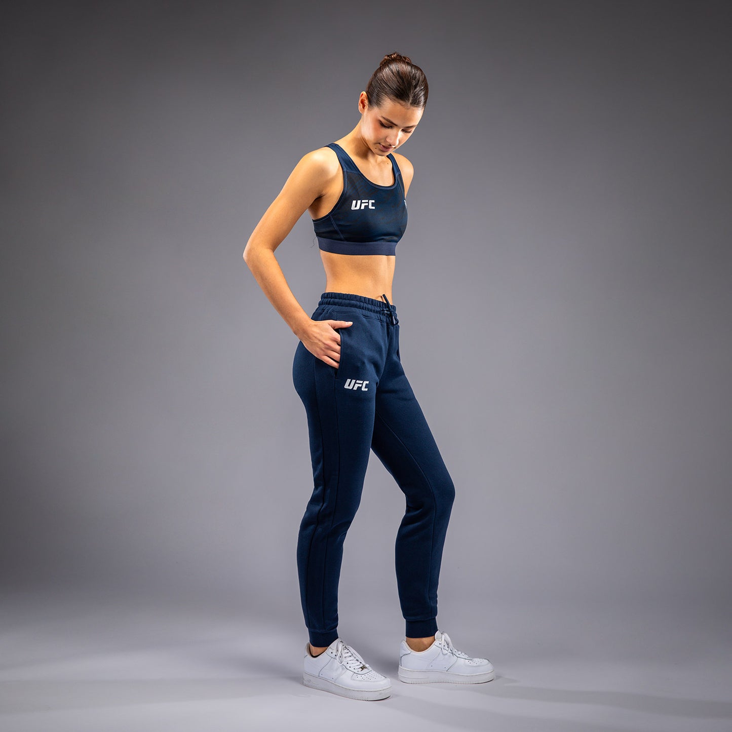 UFC Fusion by Venum Fight Week Pantalón de Algodón para Mujer - Solid Azul oceánico