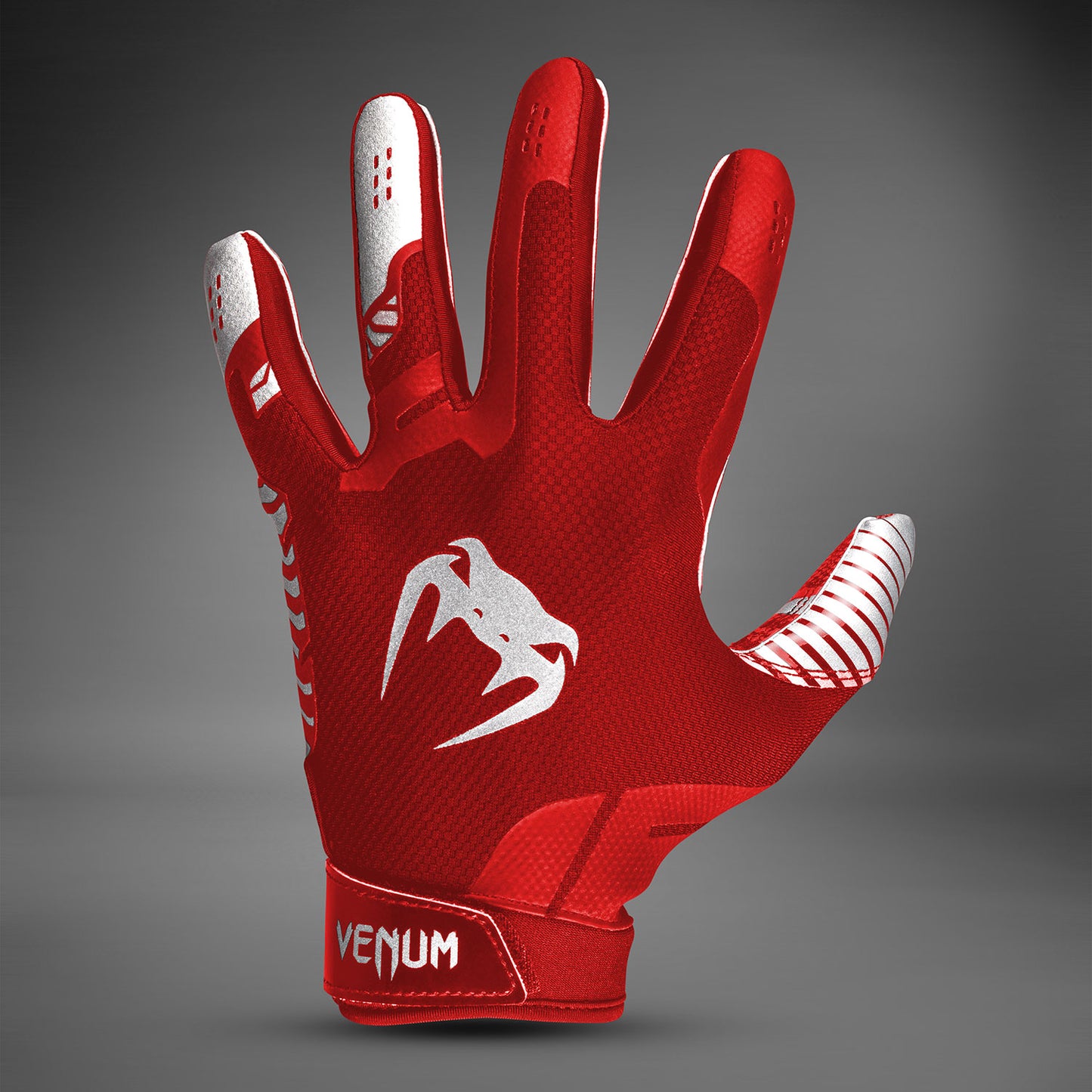 Venum Elite Guantes de Fútbol - Rojo/Plata