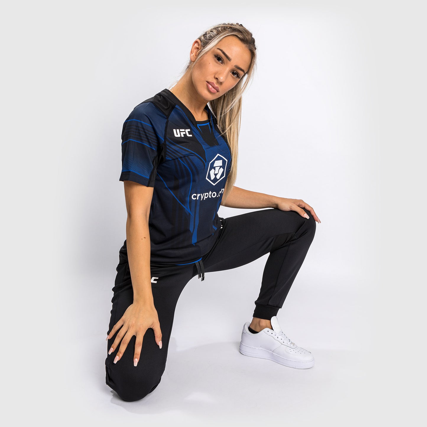 Camiseta UFC Venum Authentic Fight Night 2.0 para mujer - Midnight Edition