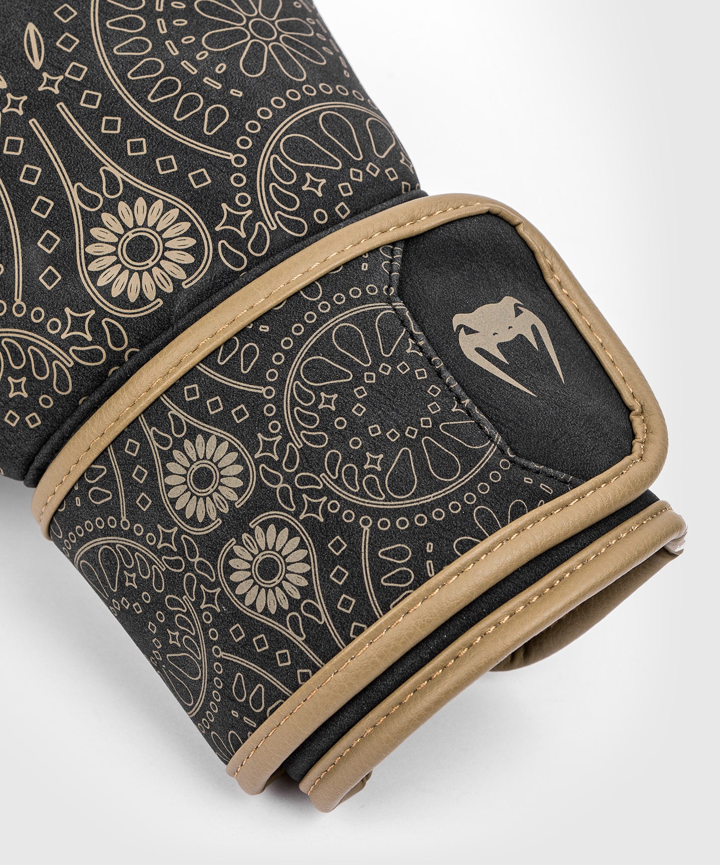 Venum Santa Muerte Dark Side - Guantes de Boxeo - Negro/Marrón
