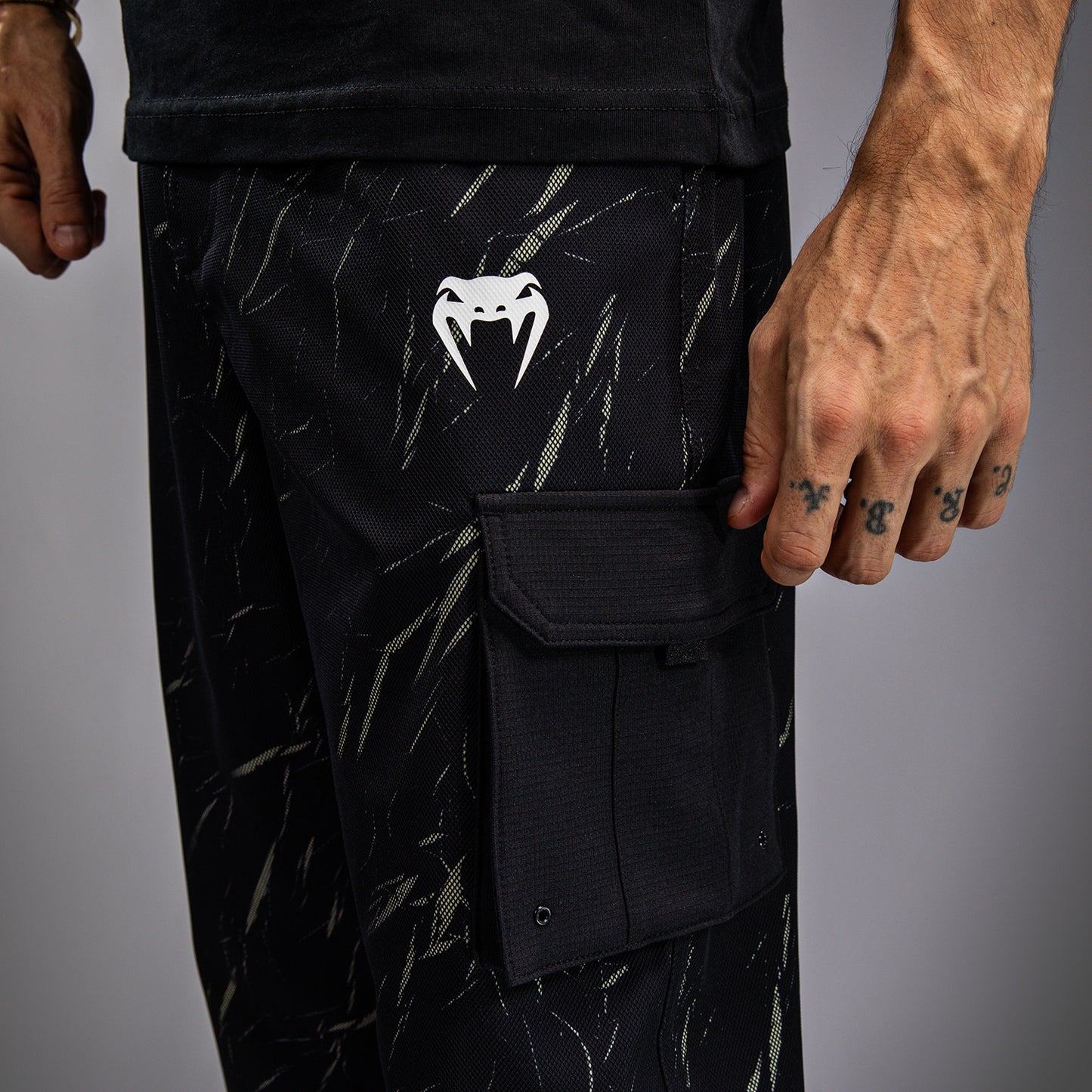Venum Trooper Pantalones de Chándal Para Hombre - Negro/Arena Piedra