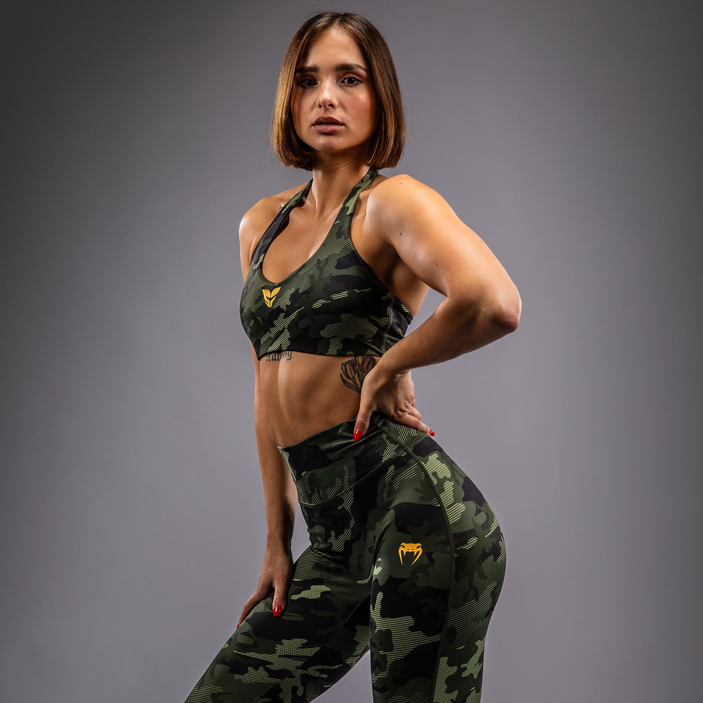 Venum x Sophia Rose Sujetador Deportivo para Mujeres - Forest Camo