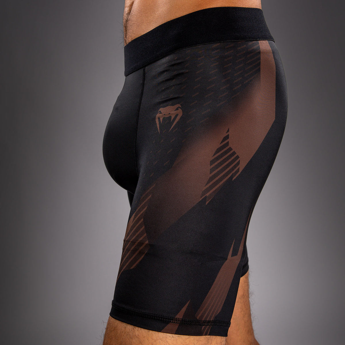 Venum No-Gi 6.0 Pantalón Corto de Compresión - Negro/Marrón