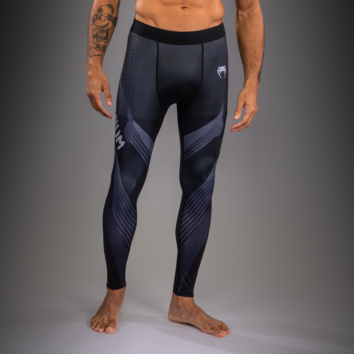Venum No-Gi 6.0 Spats - Negro/Gris