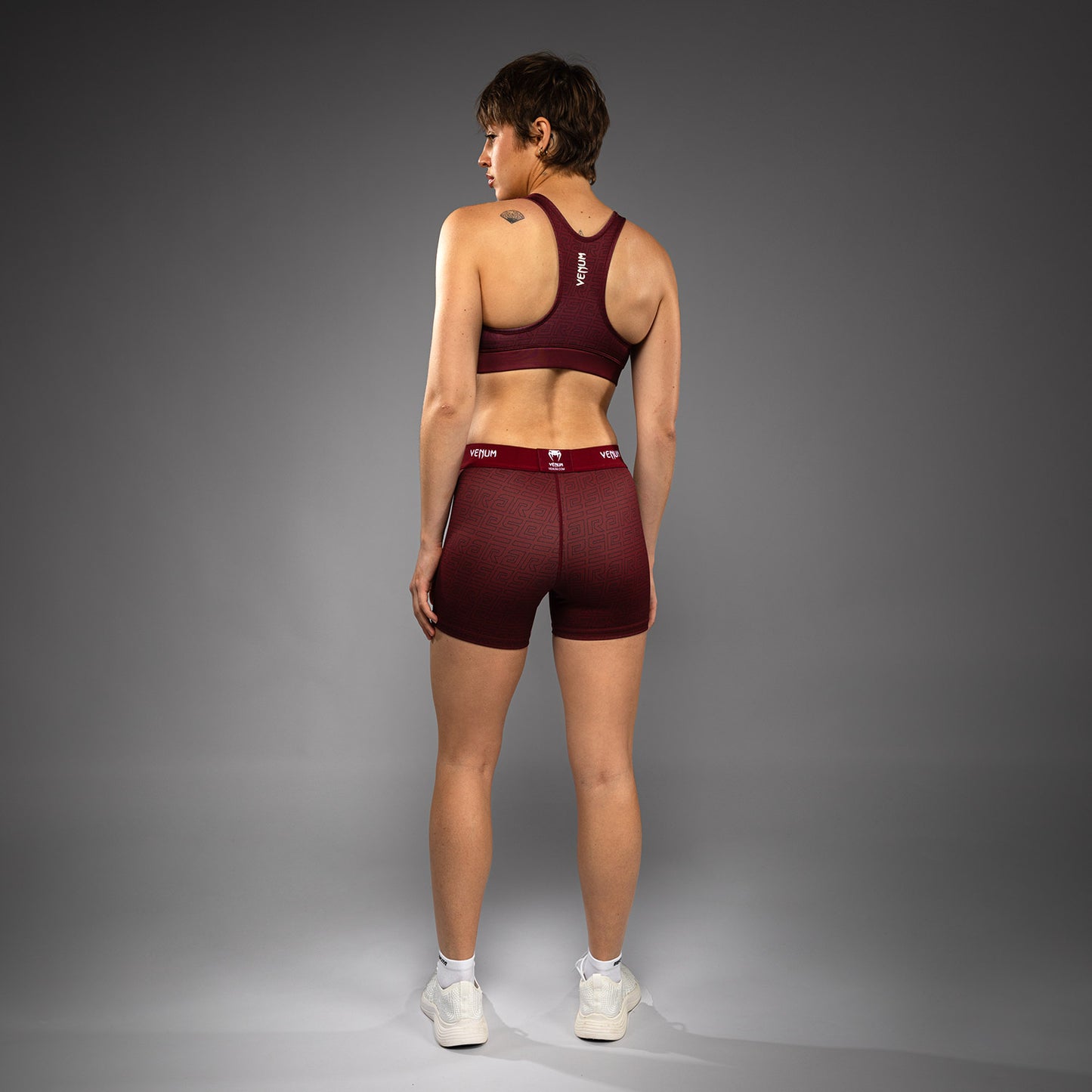 Venum x Ares Pantalones Vale Tudo para Mujer - Burdeos