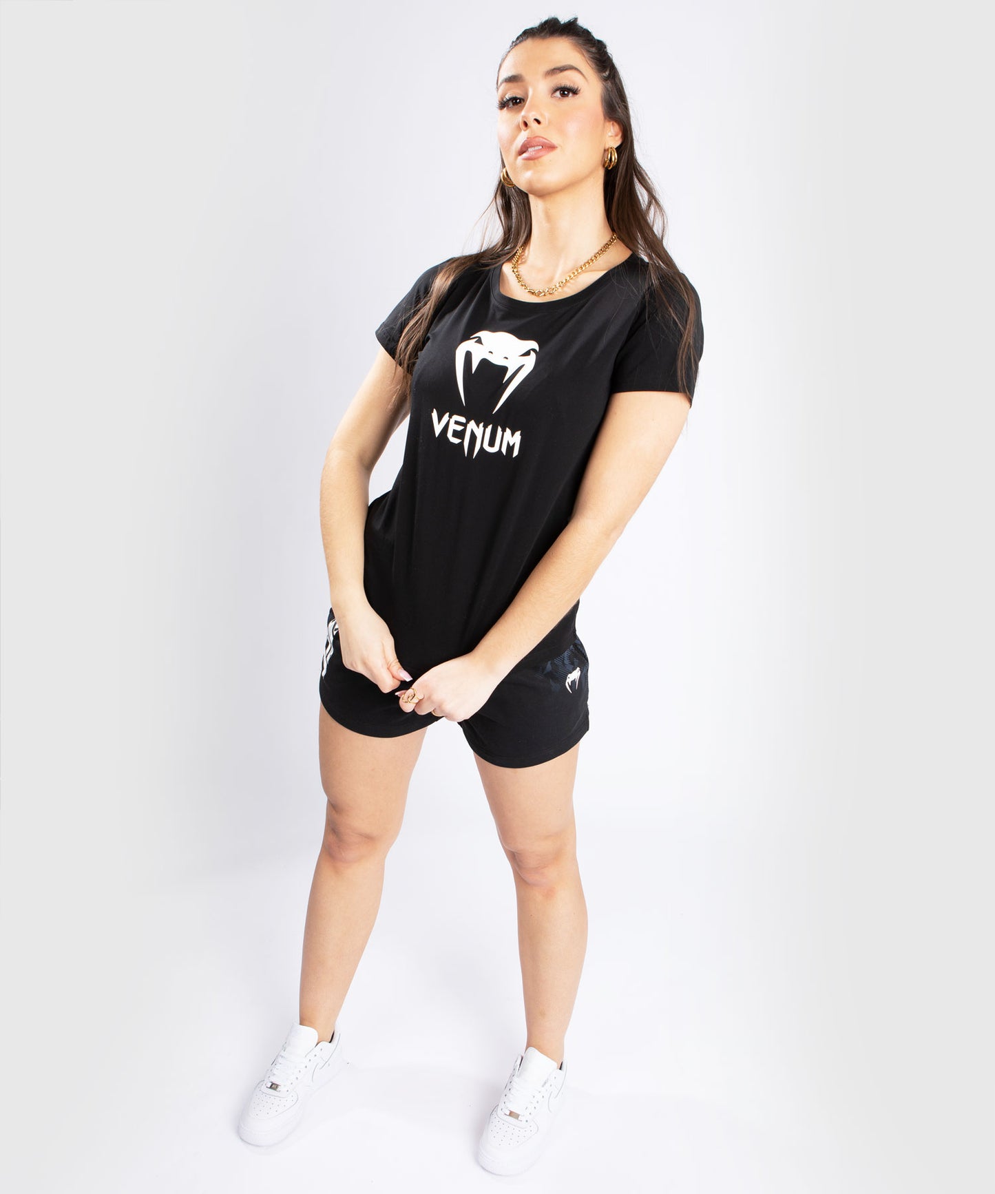 Camiseta Venum Classic - De Mujer - Negro