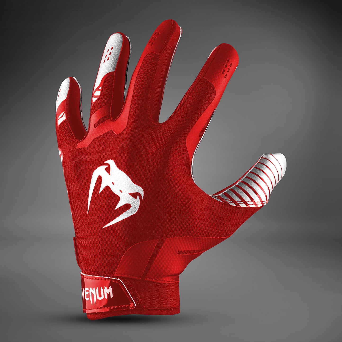 Venum Elite Guantes de Fútbol - Rojo/Plata